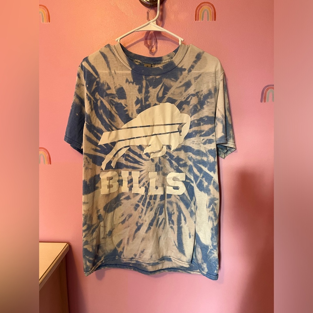 Buffalo bills bleach die tshirt size large
